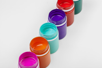 plastic Paint bottles for art