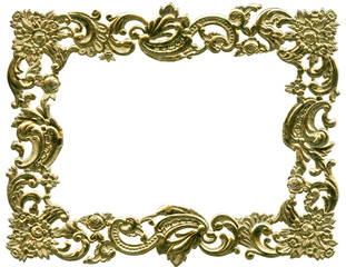 アンティーク ゴールド装飾フレーム | Antique gold ornate decorative frame