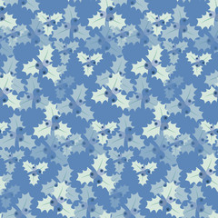 Seamless christmas flower pattern. Background in small flowers for textiles, fabrics, cotton fabric, covers, wallpaper, print, gift wrapping, postcard, scrapbooking. Raster copy