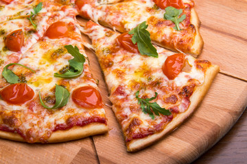 pepperoni, cheese, homemade, food, delicious, meal, tasty, italian, snack, dinner, tomato, mozzarella, slice, rustic, fresh, wooden, gourmet, eating, lunch, meat, fast, crust, sausage, melted, hot, 