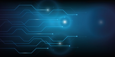 abstract digital technology circuit board background