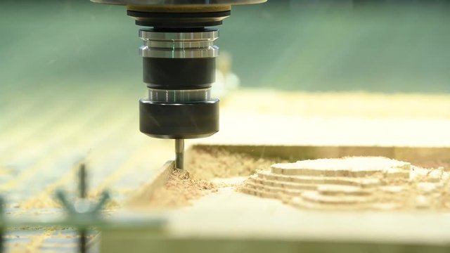 woodwork with cnc machine. furniture production
