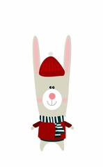 cute rabbit character