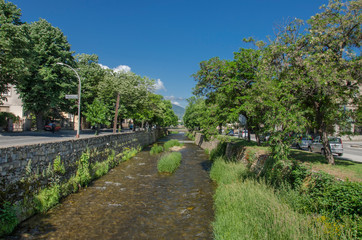 Dragor River in Bitola, Macedonia
