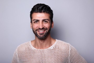 Obraz premium Portrait of a mixed race man