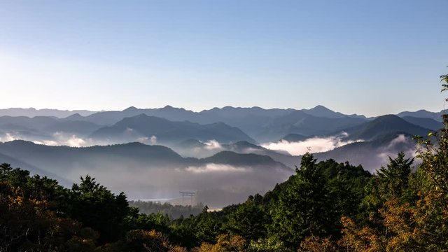 熊野古道　見晴台からの眺望