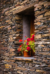 Urban  landscape in one of  black cities of Spain  Campillejo