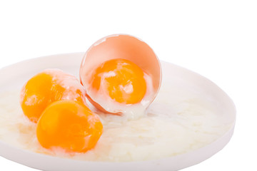 Eggs boiled in hot springs in thailand