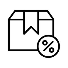 Package cyber monday vector icon