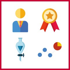 Fototapeta premium management icon. funnel and manager vector icons in management set. Use this illustration for management works.