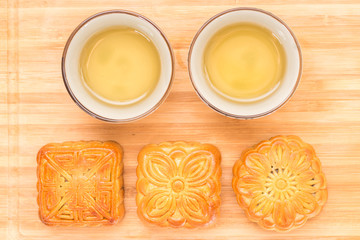 Delicious moon cake for Mid Autumn Festival