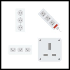 conversation icon. socket vector icons in conversation set. Use this illustration for conversation works.