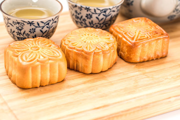 Delicious moon cake for Mid Autumn Festival