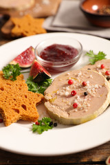 foie gras with gingerbread