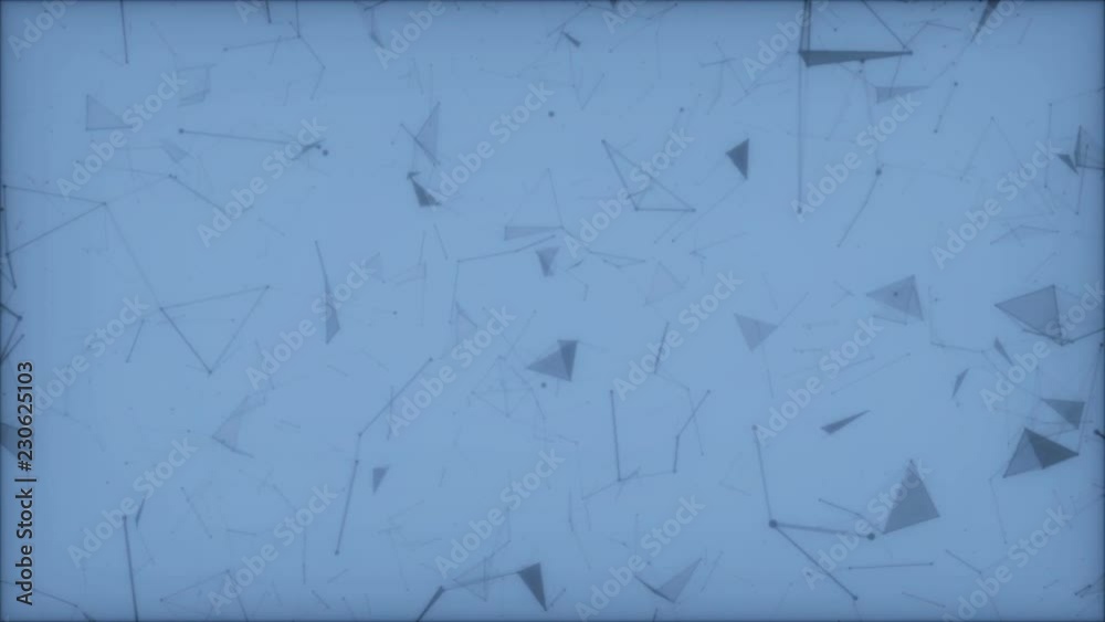 Poster pieces of black structure scatter in space.3d rendered abstract plexus shapes. connection and web co