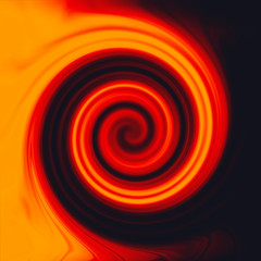 Colorful Realistic Spiral Galaxy On Cosmic