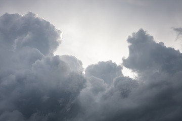 Fototapeta na wymiar Storm clouds scape sky nature