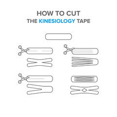 how to cut the kinesiology tape