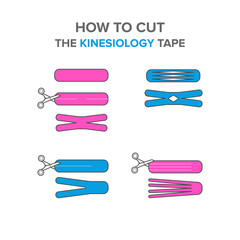 how to cut the kinesio tape