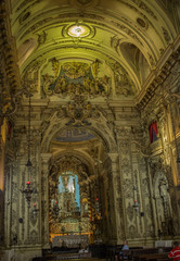 interior of catholic church