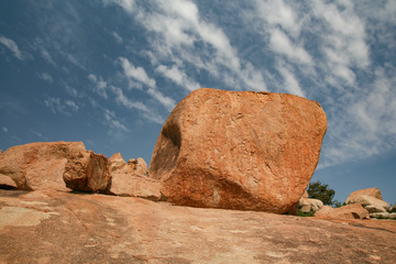 Big boulders at Hampi India