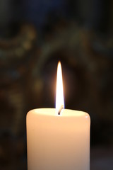 brennende Kerze