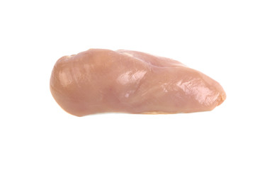 chicken fillet isolated on white background