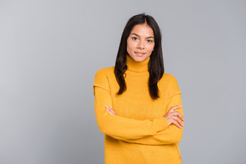 Portrait of a smiling young woman