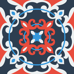 Oriental traditional ornament,Mediterranean seamless pattern, tile design, vector illustration сan be used for desktop wallpaper for a wall hanging or poster, pattern fills, surface textures, textile.