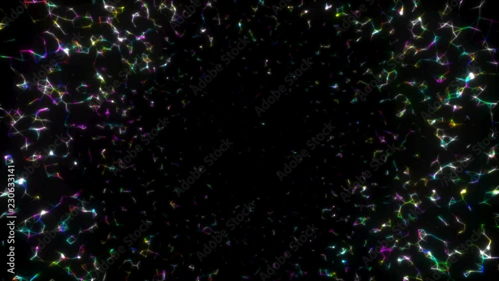 Poster multi-colored combination of elements forms a point of attention.data stream blockchain network. fut