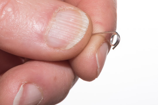 Bend wire with a nose pliers