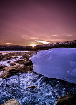 Lac de Matemale glac&eacute;