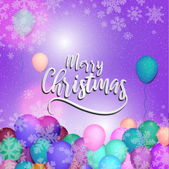 Naklejka premium Merry Christmas Background