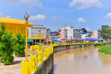 Cityscape and blue sky 