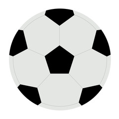 Fototapeta premium Isolated soccer ball image. Vector illustration design