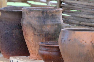 old clay pot