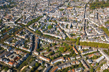 großstadt von oben