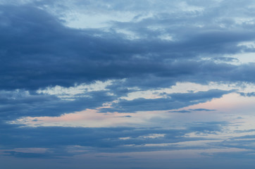 blue sky with clouds