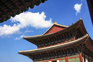 Geunjeongjeon of Gyeongbokgung palace in Seoul, Korea.