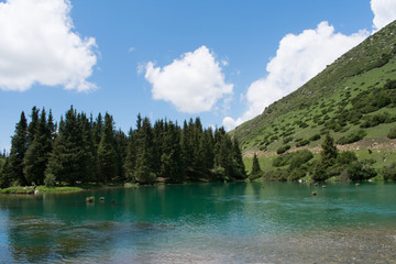 lake in mountains