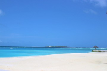 Fototapeta na wymiar Tropical beach in the Maldives