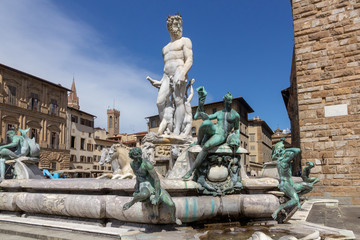 Fototapeta na wymiar Brunnen Florenz