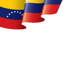 Venezuela flag, vector illustration on a white background