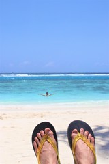 Beautiful beach resort at Maldives