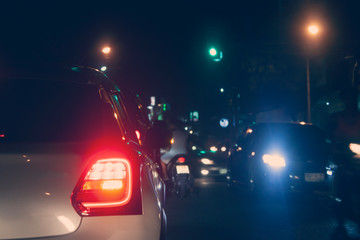 ars on the road heading towards the goal of the trip, tourism And Race car, Pick up car to go home,...