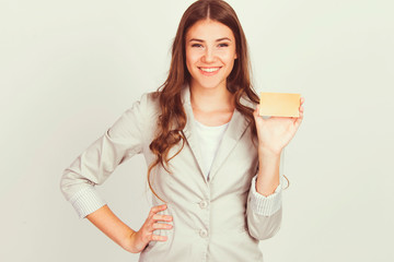 beautiful young woman with privileged gold card vip girl lifestyle 