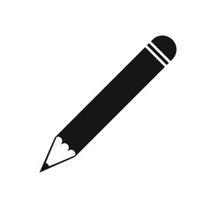 Pencil icon vector.