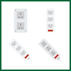 call icon. socket vector icons in call set. Use this illustration for call works.