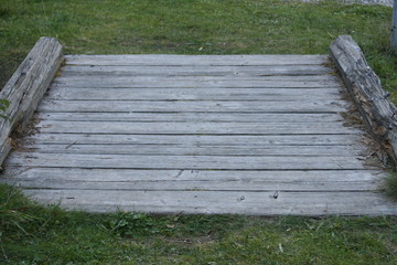 Holzbr&uuml;cke, Holzsteg