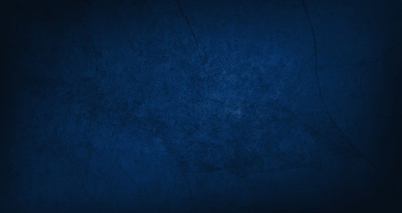 Blank dark blue texture surface background © PSergey